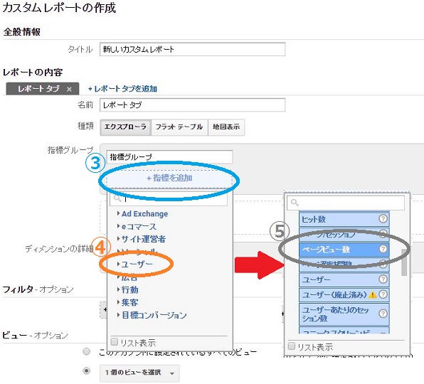 アナリティクス指標