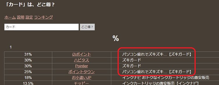 どこ得ズキガード